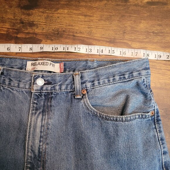 Vtg Levi's Jeans Mens 38x32 Measures 36x31 Relaxed 550 Medium Light Wash Y2K - Picture 5 of 9